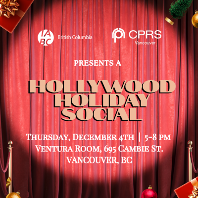 Hollywood Holiday Party with IABC/BC and CPRS Vancouver